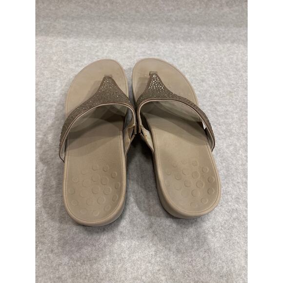 Vionic Pacific Naples Women's Size 11 Embellished Platform Sandals Flip Flops - Picture 4 of 10